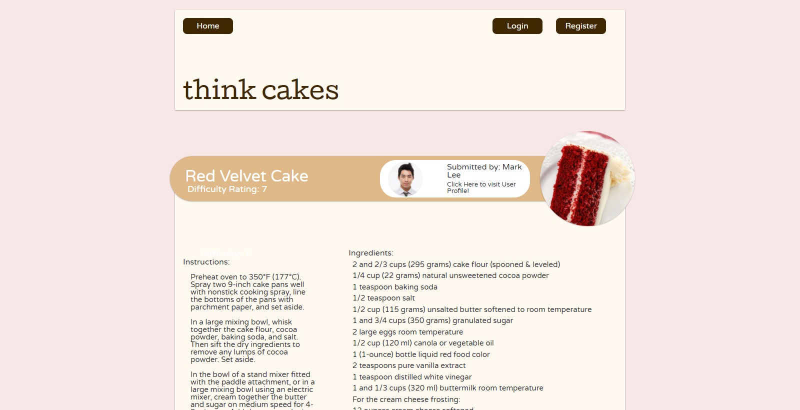 think cakes